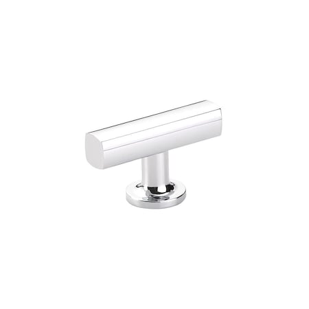 Patioplus 2 in. US26 Freestone Bar Drawer Cabinet T-Knob Pull, Black PA3251334